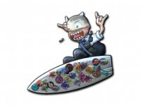 Sticker Sticker Bomb Surf K (Foil)